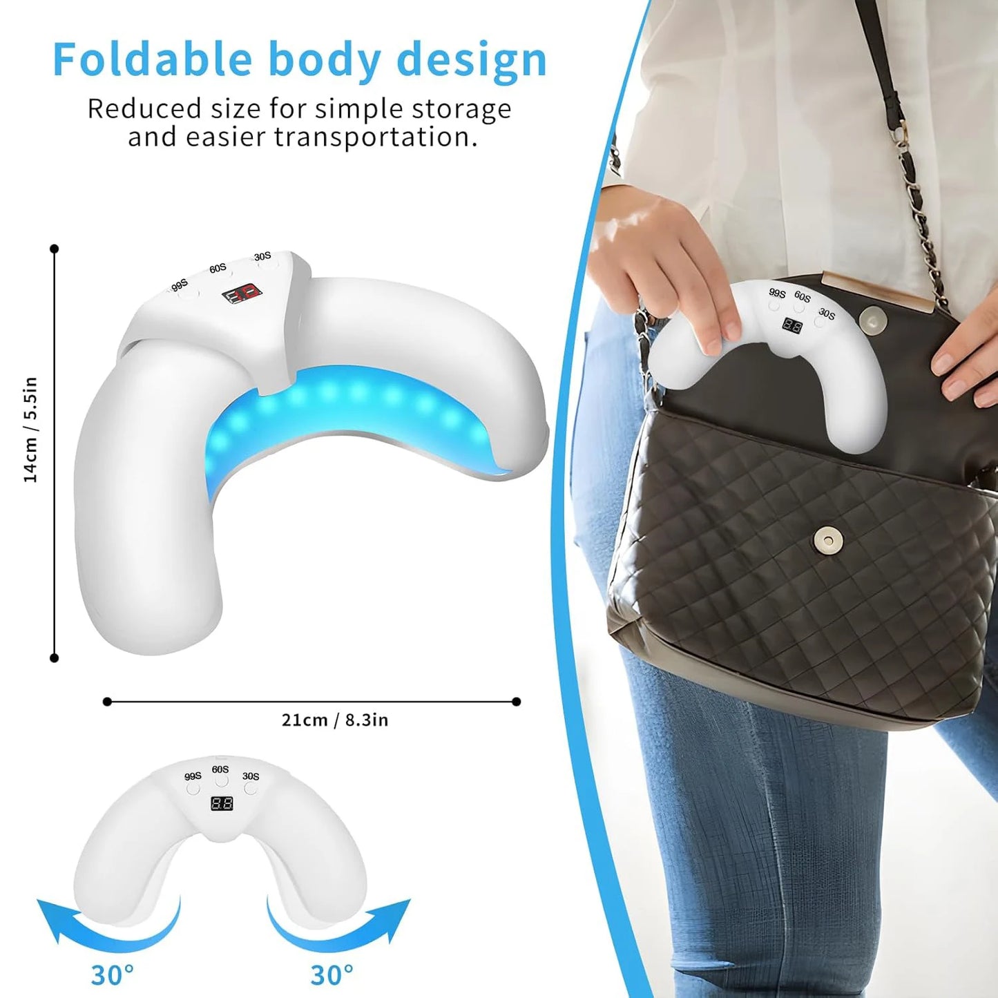 Blue Light Fungal Nail Treatment Device