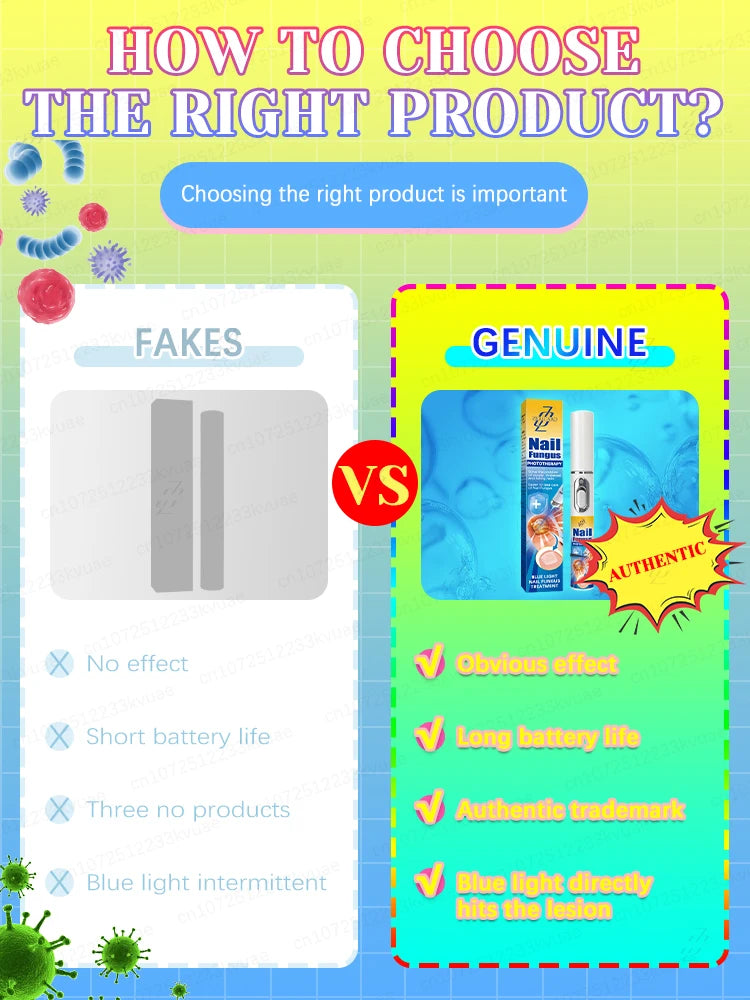 Blue Light Fungal Nail Treatment Pen